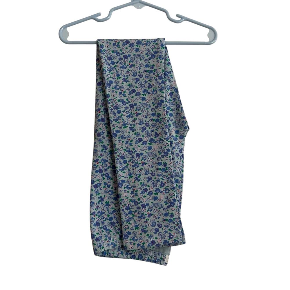 Beaufort Bonnet Company blue floral leggings
